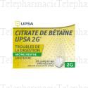 CITRATE DE BETAINE UPSA 2g menthe sans sucre