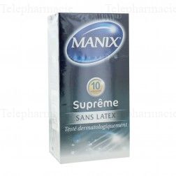 MANIX Suprême boîte 10 préservatifs