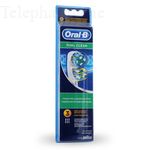 ORAL-B Brossettes dual clean boîte de 3