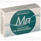 Granions de manganèse 0,1 mg/2 ml, Boîte de 30 ampoules