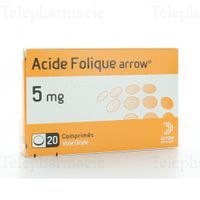 ACIDE FOLIQUE ARROW 5 mg, comprimé