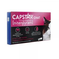 CAPSTAR CHAT 11,4MG CPR 6