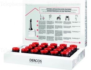 Dercos Aminexil Clinical 5 pour femmes - 21 unidoses de 6 ml