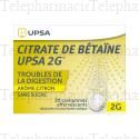 Citrate de bétaïne 2g citron sans sucre Boîte de 20 comprimés