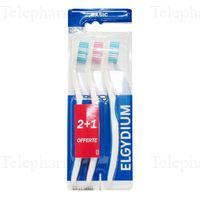 ELGYDIUM Brosse &agrave; dent basic souple 2 +1