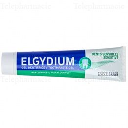 ELGYDIUM Gel dentifrice dents sensibles tube de 75 ml