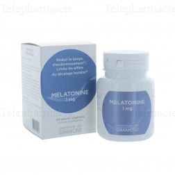 Melatonine 1mg reduit le temps d'endormissement 60gélules