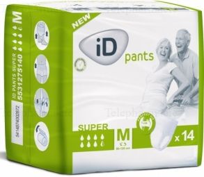 iD Pants Super - Taille M - 14 sous-vêtements absorbants