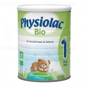 Bio 1 lait en poudre 0 a 6 mois 800g