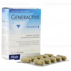 PILEJE Generactive resveratrol 30 gélules