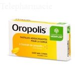 OROPOLIS 20 pastilles adoucissantes citron/miel sans sucres