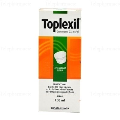 Toplexil 0,33 mg/ml Flacon de 150 ml